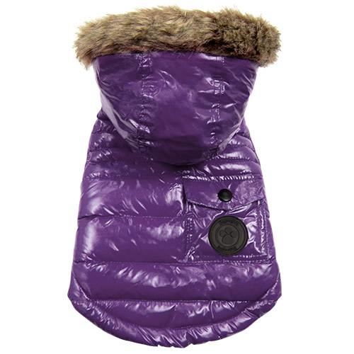 FouFou Dog Winter Coat Purple
