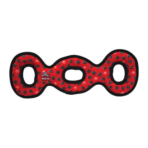 Tuffy Ultimate 3WayTug Red Paw