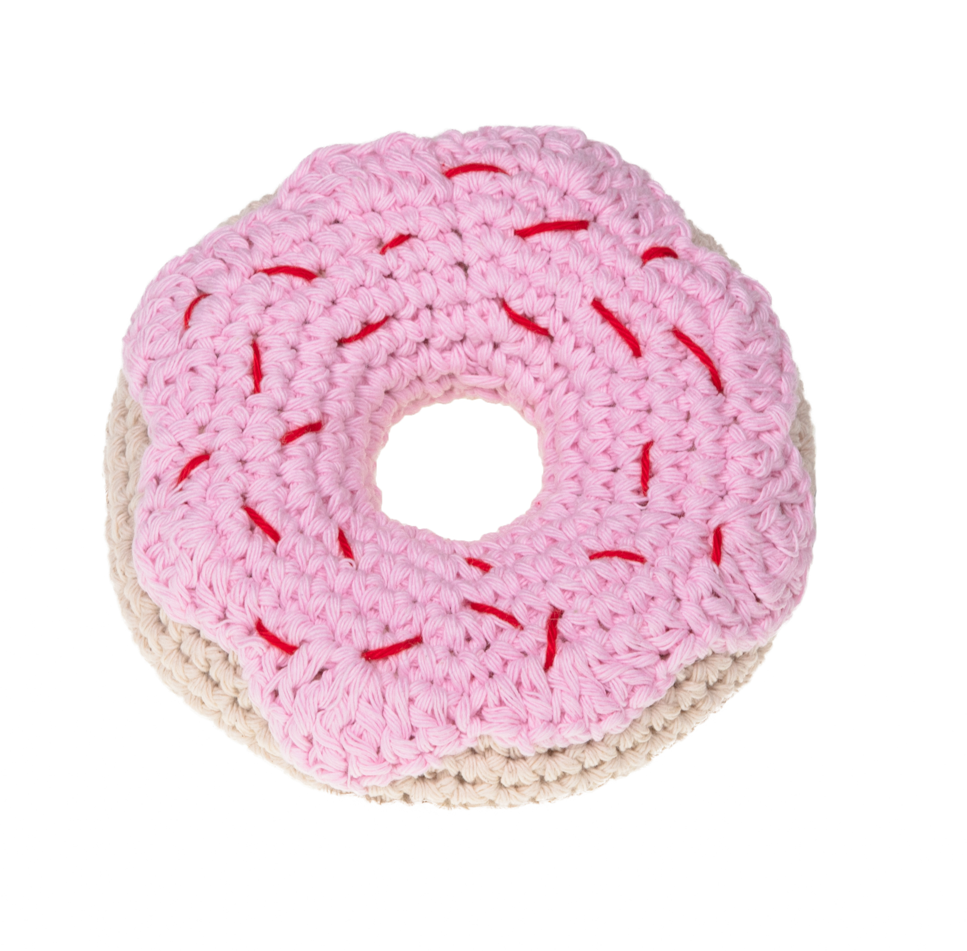 MICHI GIOCO CROCHET DONUT FRAGOLA Toy Pink Strawberry Donut