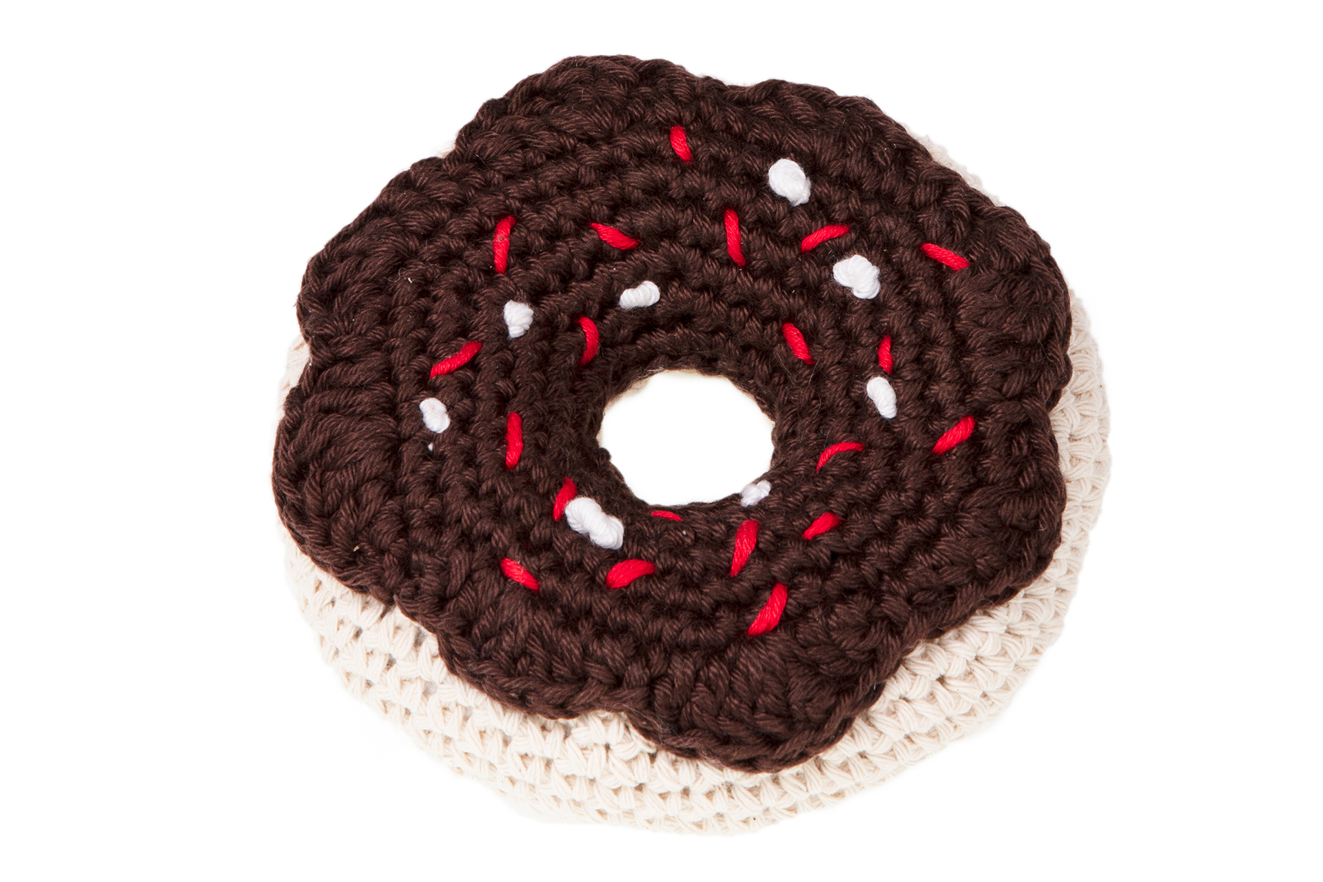 MICHI GIOCO CROCHET DONUT CIOCCOLATO Toy Chocolate Donut