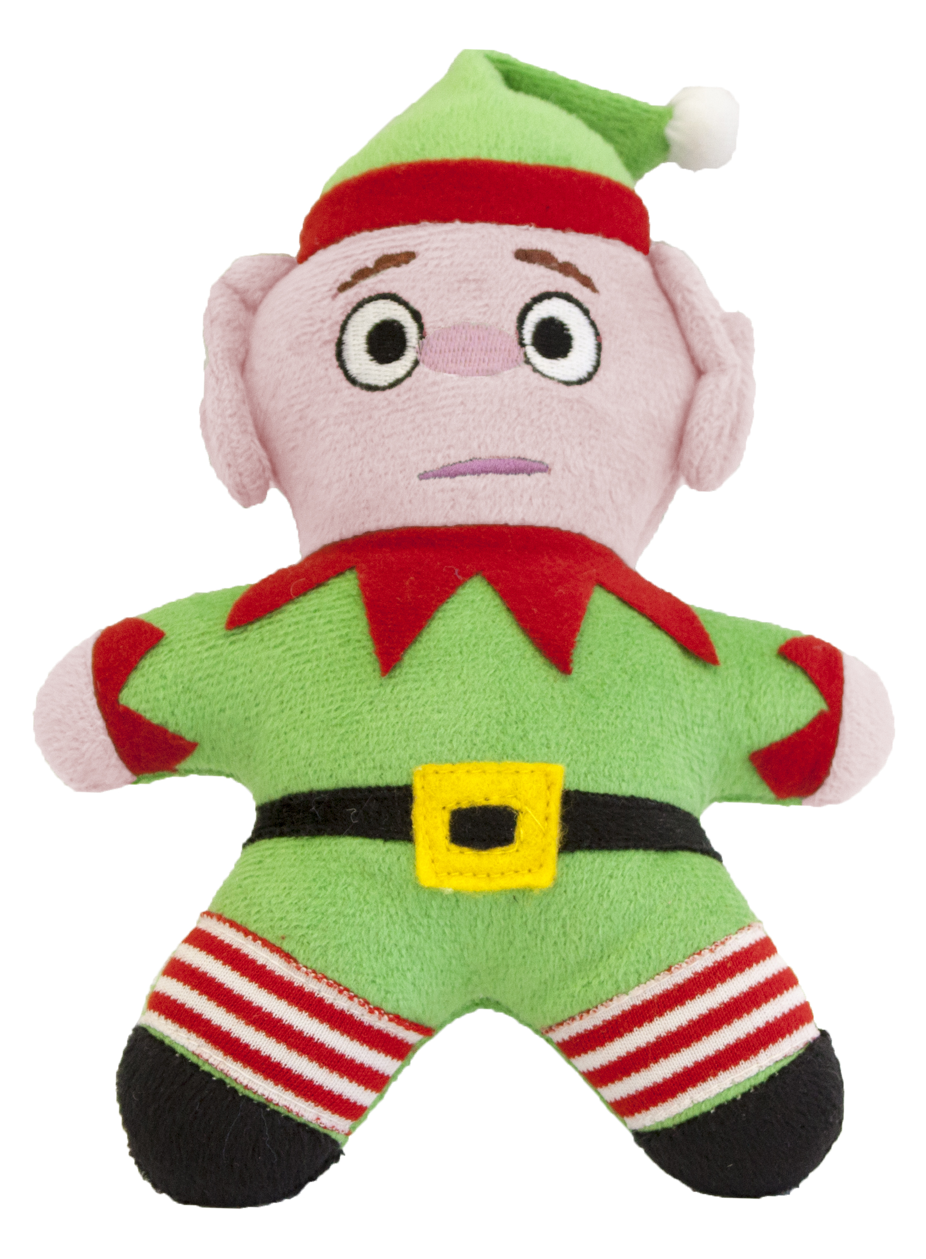 Elf Plush Toy with replaceable squeaker