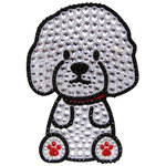 RHINESTONE STICKERS Bichon