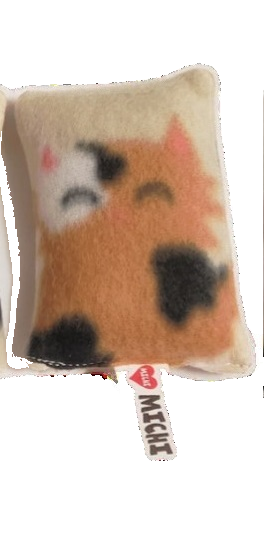 MICHI CATNIP TOY CAT BAG Red Gioco Gatto con erba gatta Sacchetto Gatto Rosso