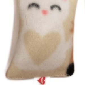 MICHI CATNIP TOY CAT BAG Beige Gioco Gatto con erba gatta Sacchetto Gatto Beige